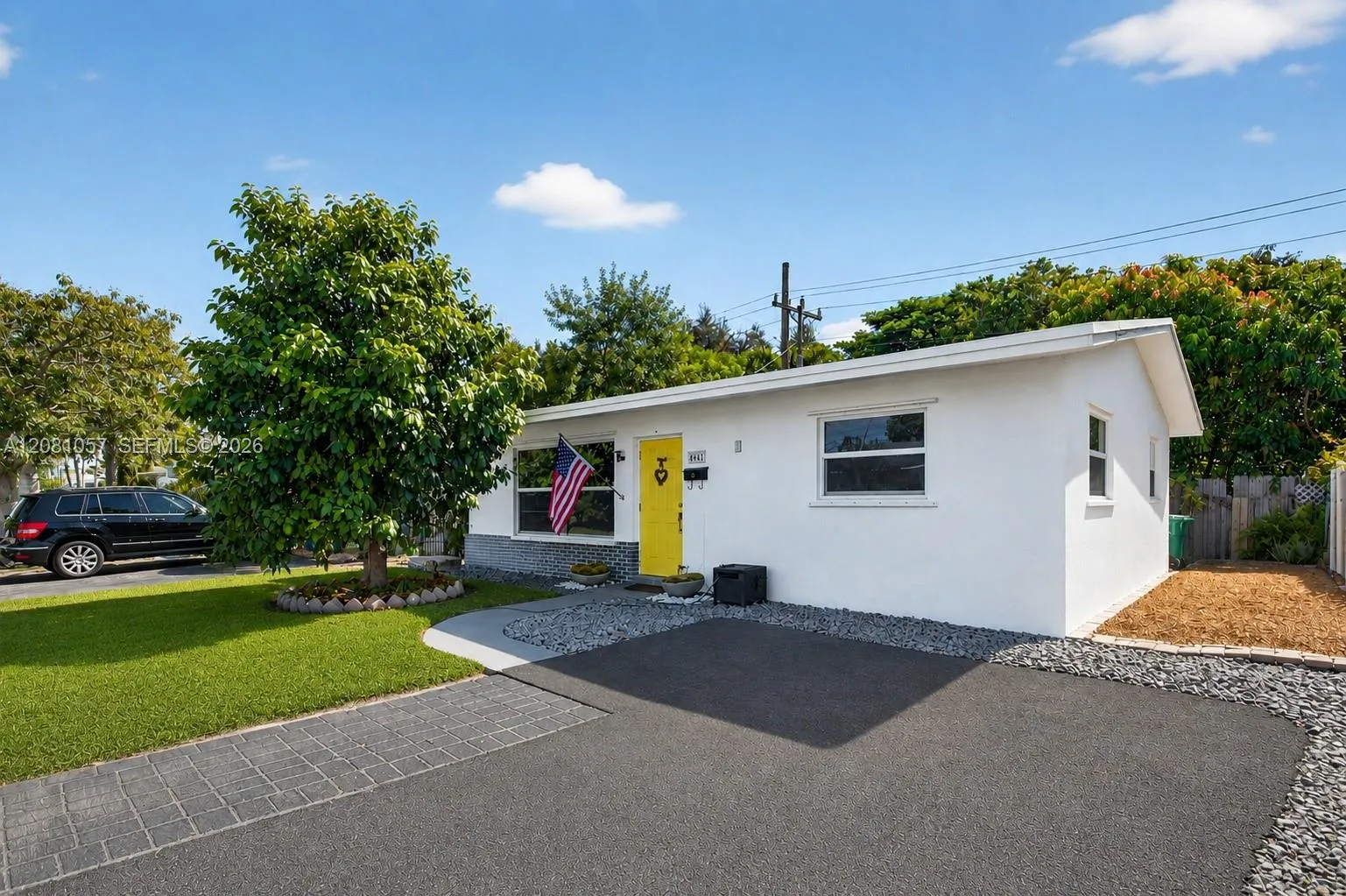 Virtually staged. Front of home painted