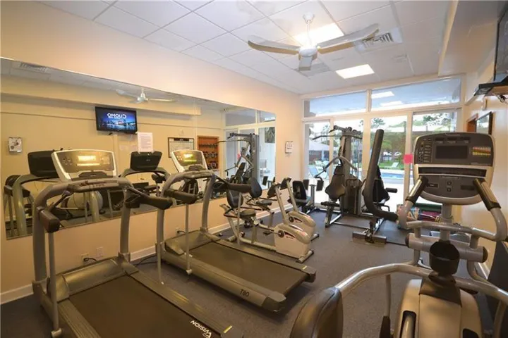 clubhouse exercise room