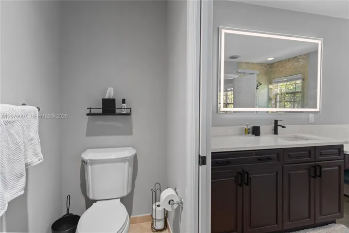 Private Primary Bathroom Commode