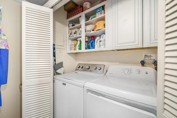 Inside utility room