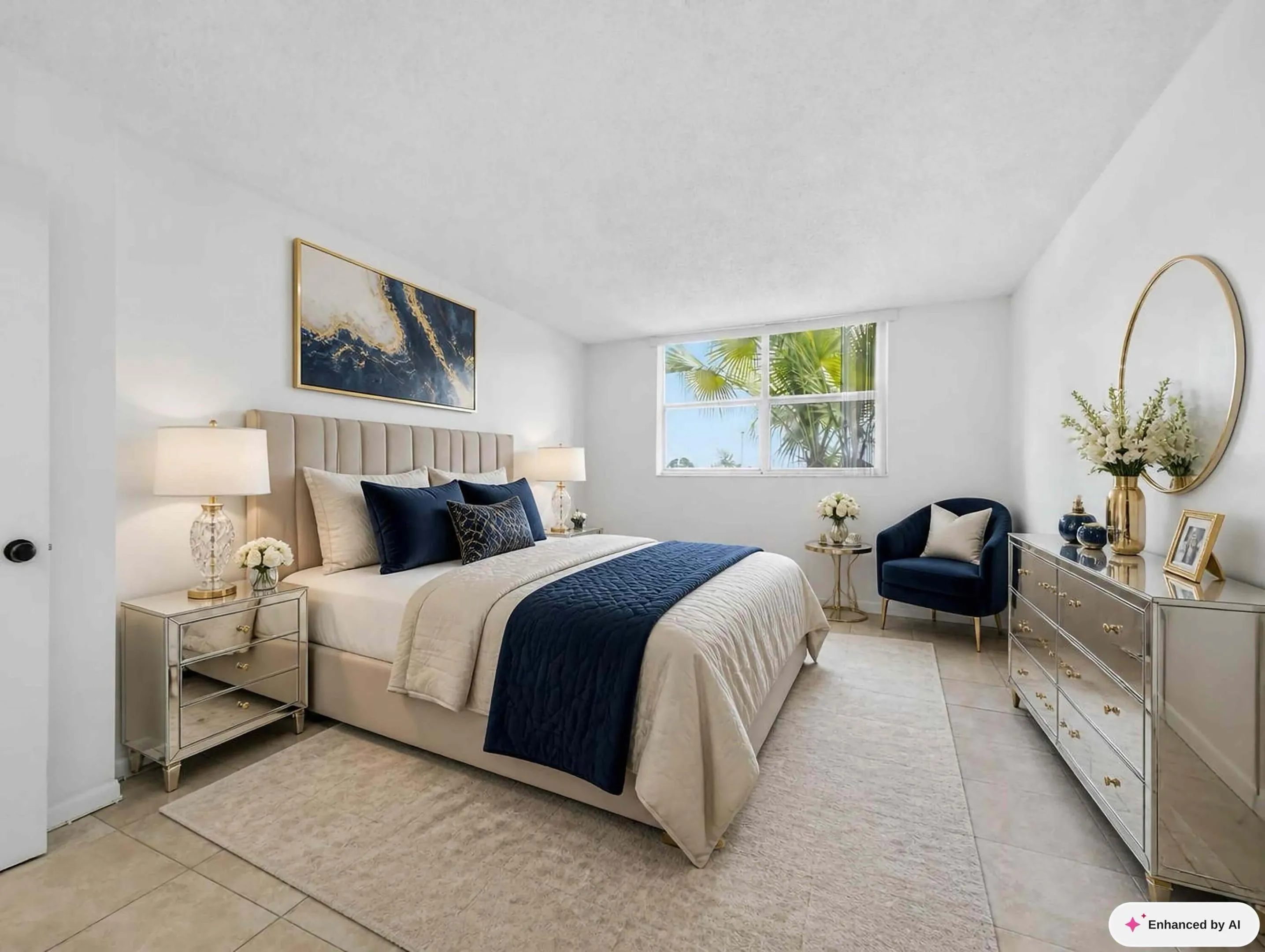 Bedroom Virtually Staged