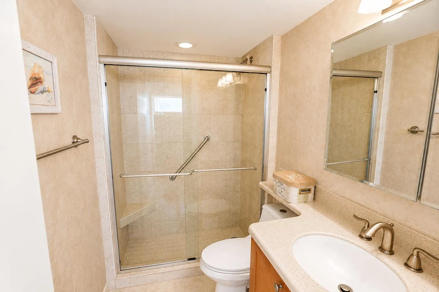 Primary bathroom with shower