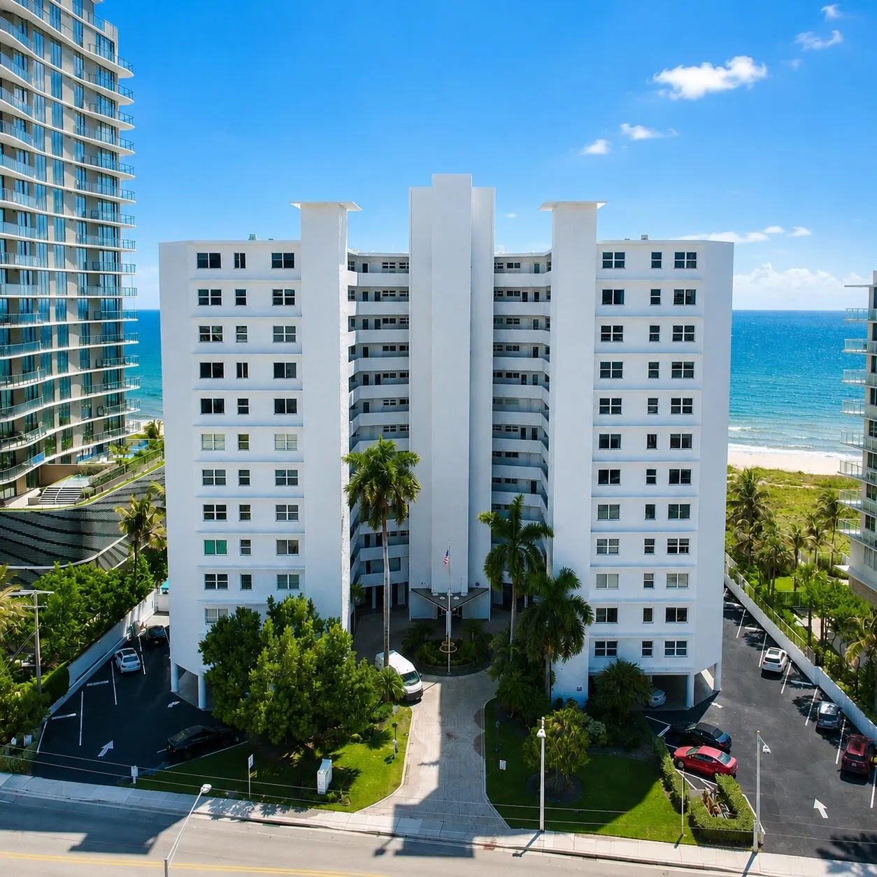 View from A1A to the beach.