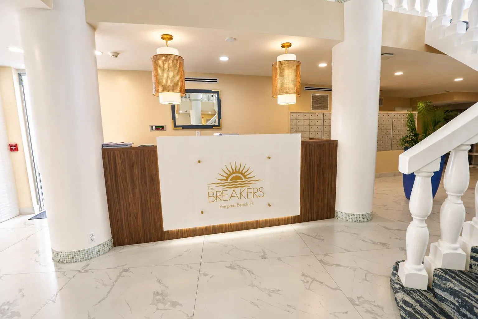 Breakers reception area