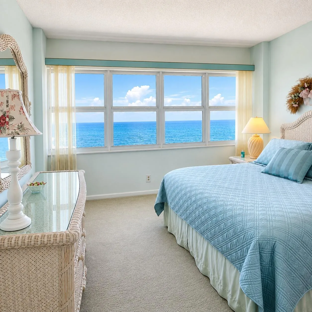 Primary bedroom direct ocean view!