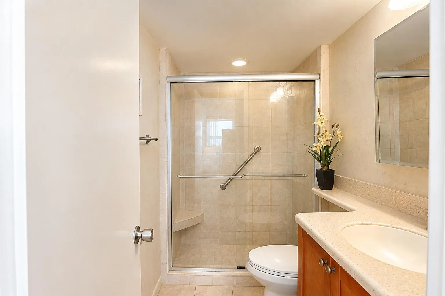 Primary bathroom with shower