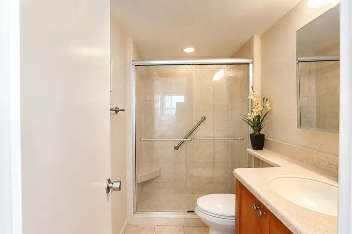 Primary bathroom with shower