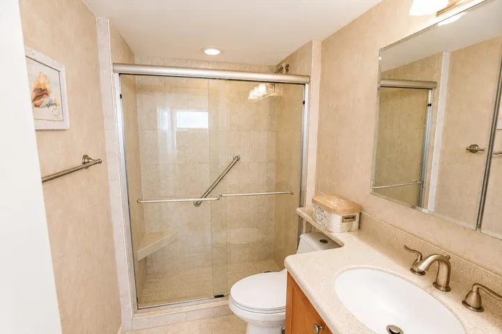 Primary bathroom with shower