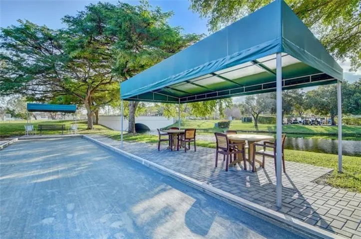 Bocce ball court