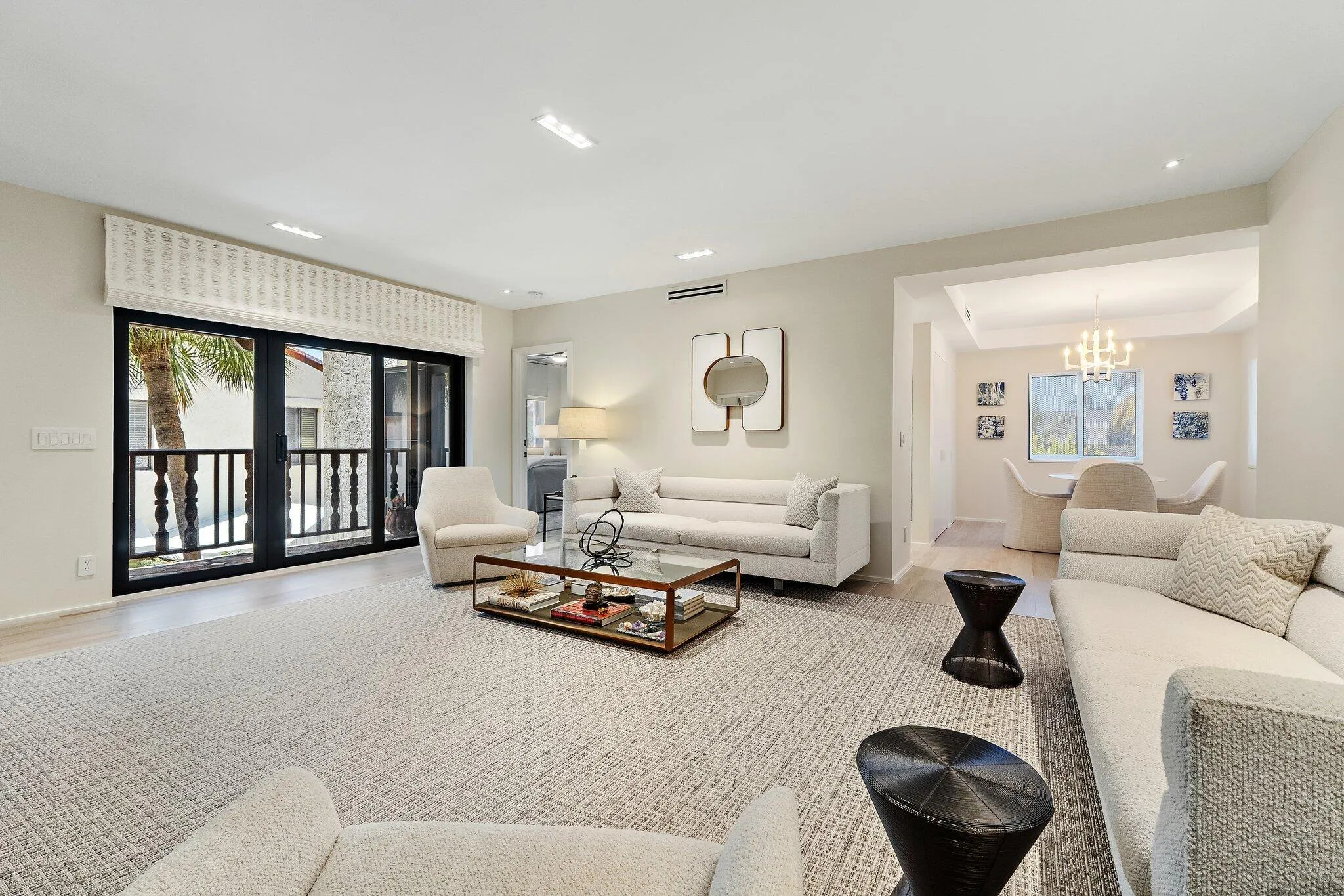 Living room & dining room