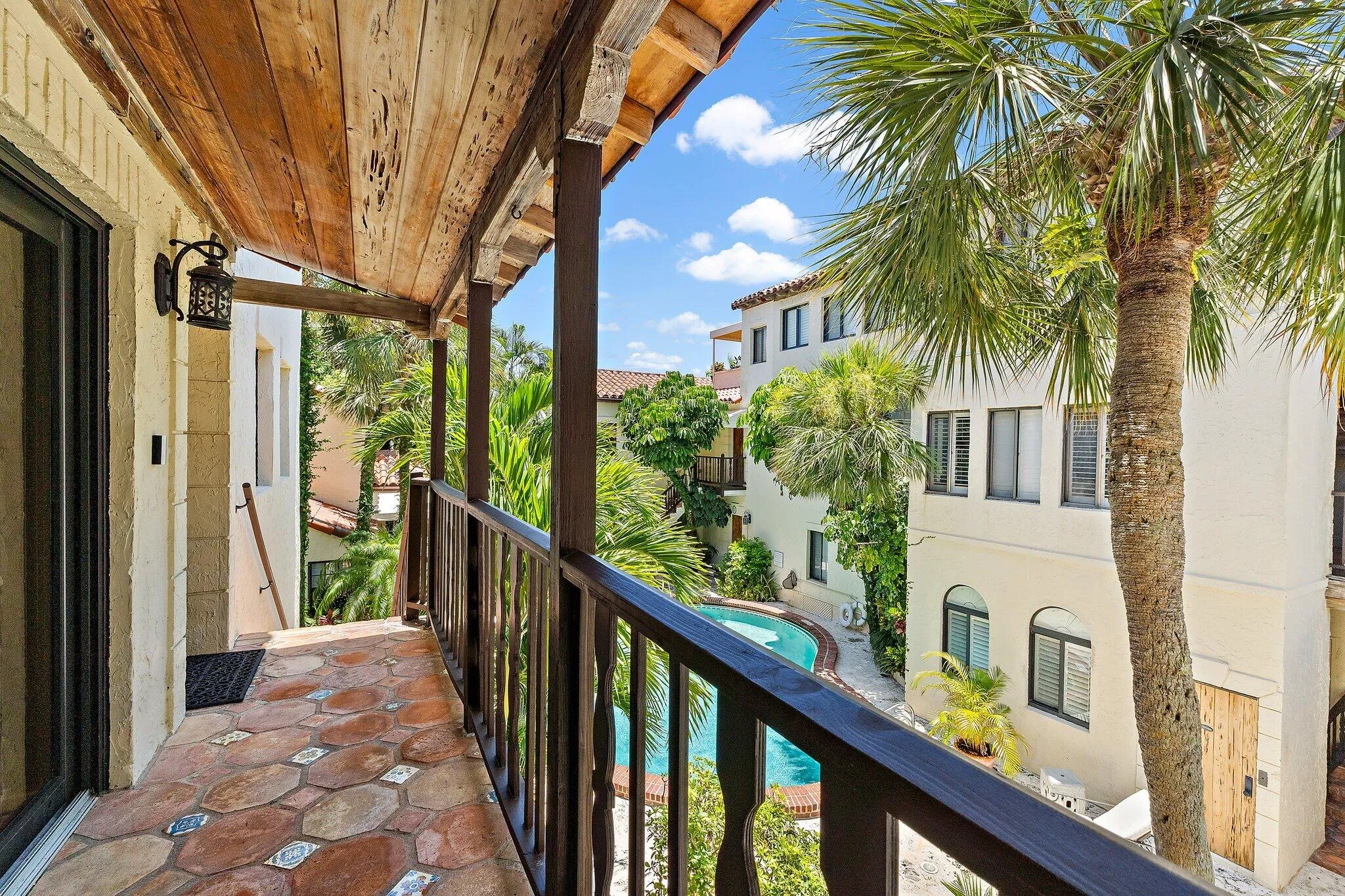 View from balcony