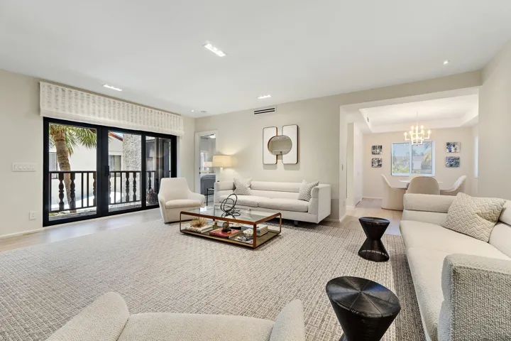 Living room & dining room