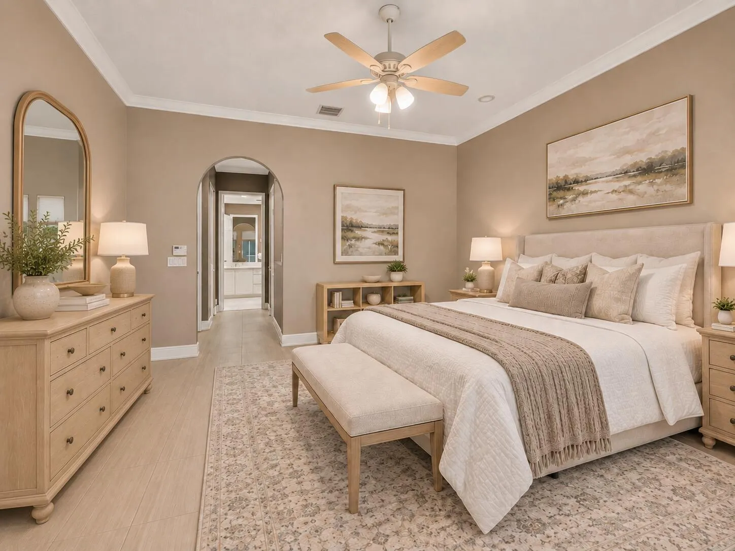 Primary Bedroom - Virtually Staged