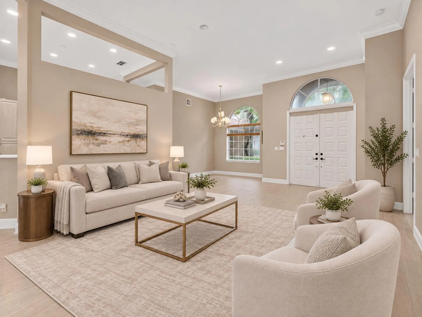 Living Room - Virtually Staged