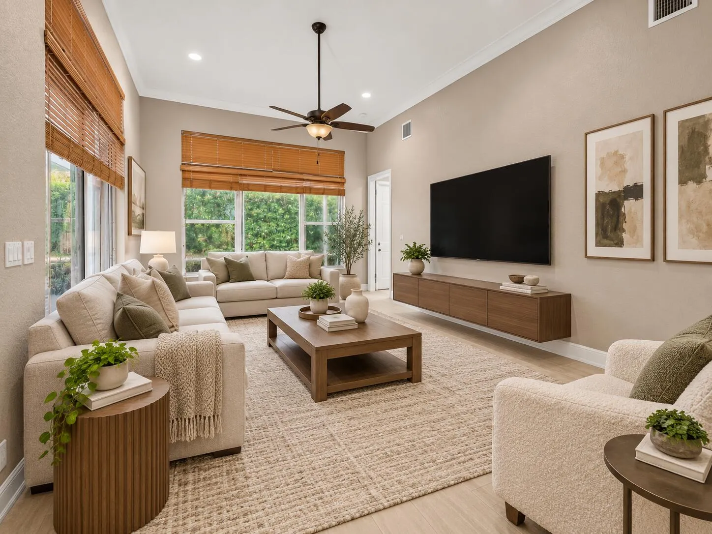 Family Room - Virtually Staged