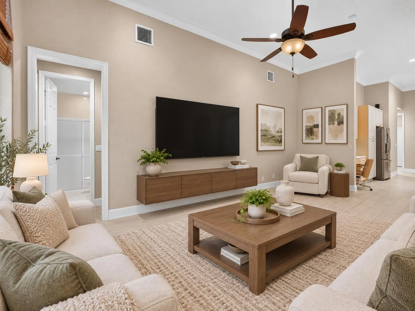 Family Room - Virtually Staged
