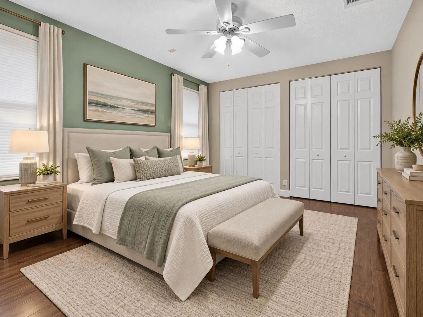 Bedroom 2 - Virtually Staged