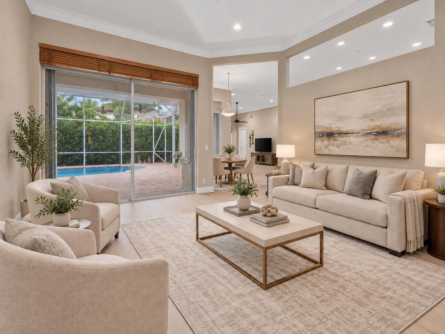 Living Room - Virtually Staged