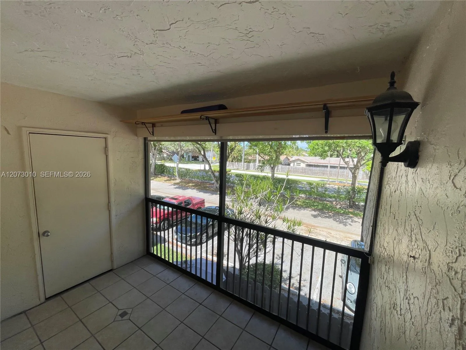 Large balcony