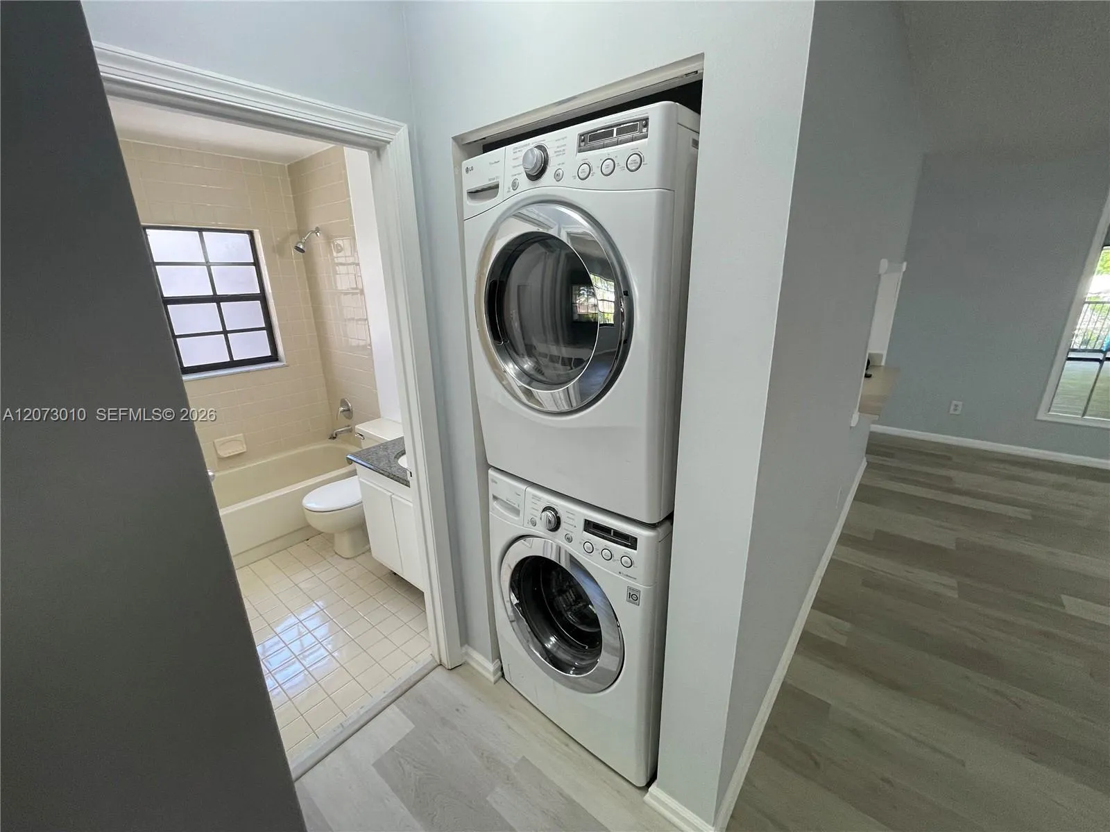 New washer and dryer
