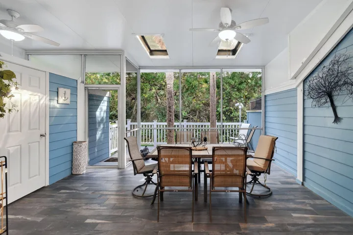Screen Covered Porch
