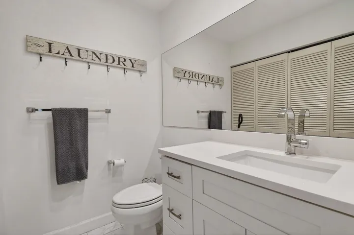 Half Bathroom on 1st Floor