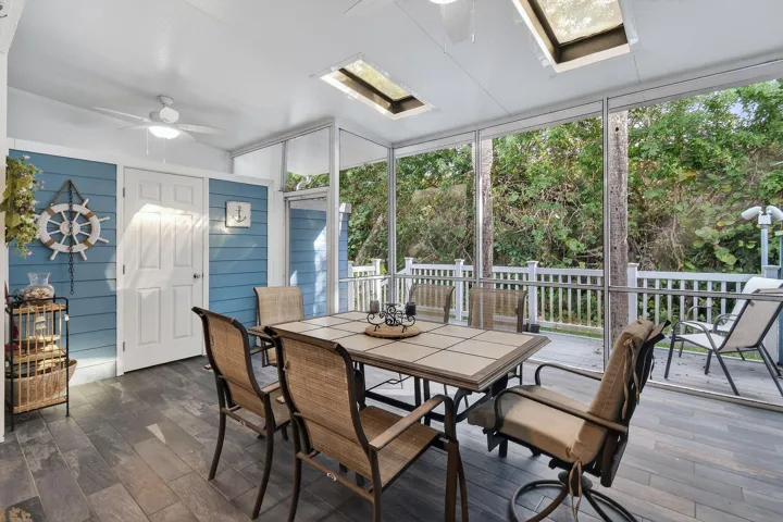 Screen Covered Porch