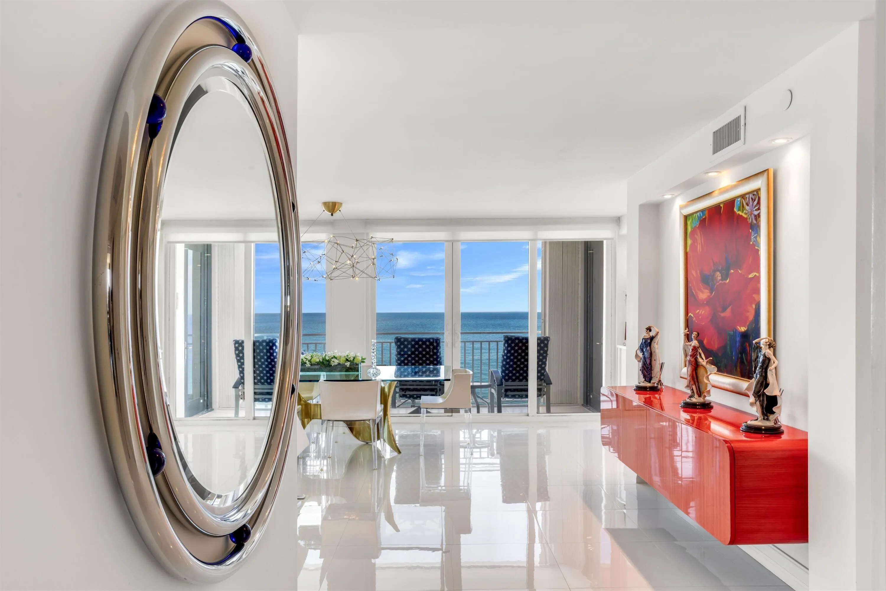 FOYER TO OCEANFRONT GREAT ROOM