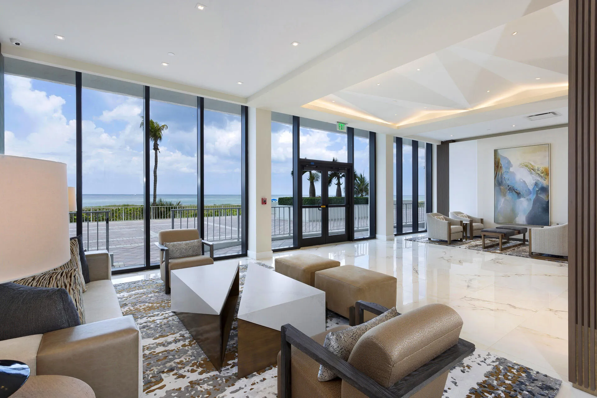 LOBBY SEATING AND VIEW