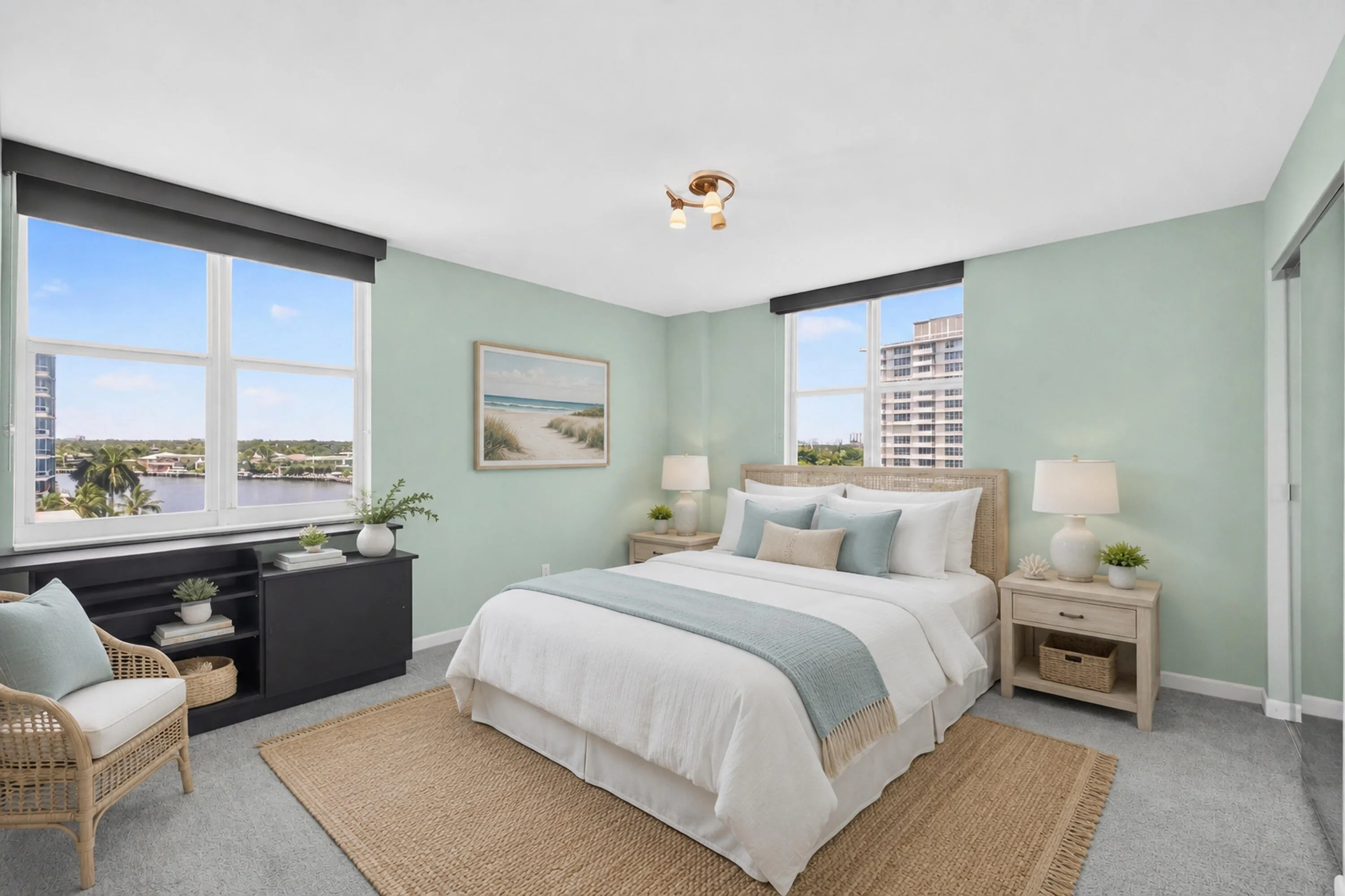 Virtually Staged bed 2
