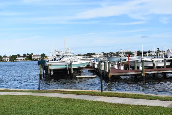 Yacht Club Sidewalks throughout Property