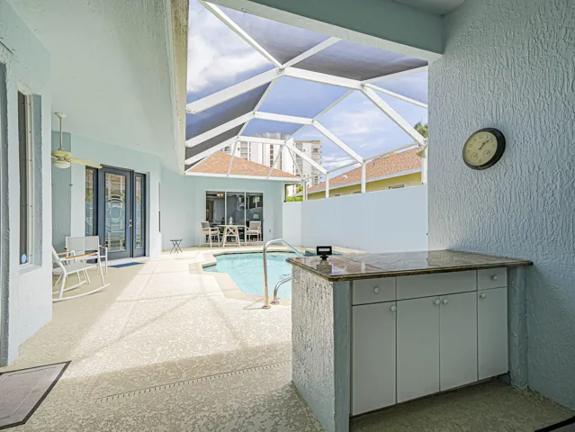 Pool from Entrance