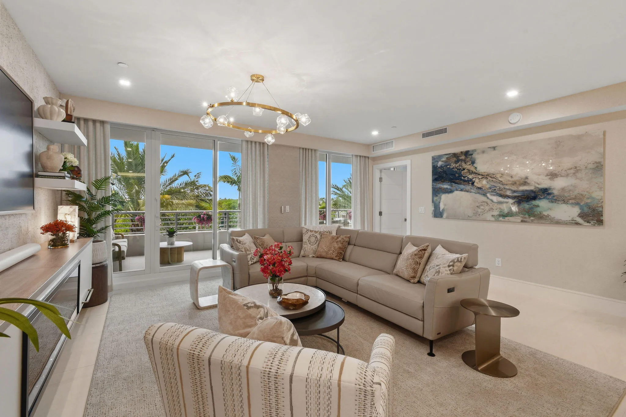 Living Room - view of balcony
