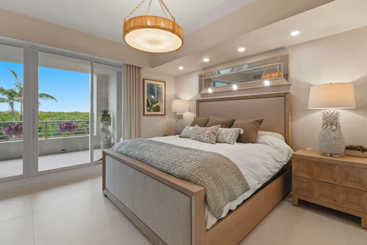 1st Master Bedroom with entrance to balcony