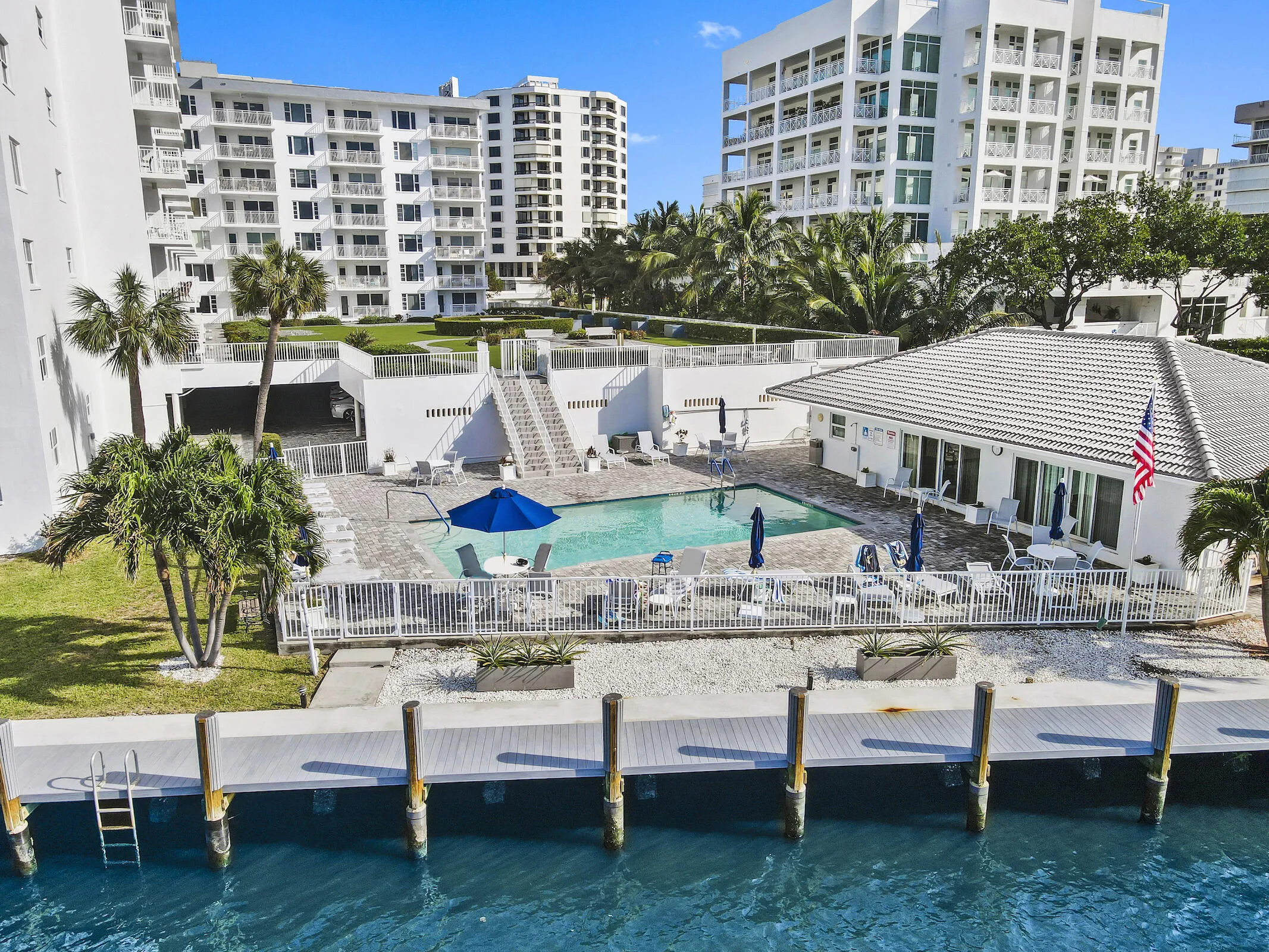 Heated Pool Overlooking waterway
