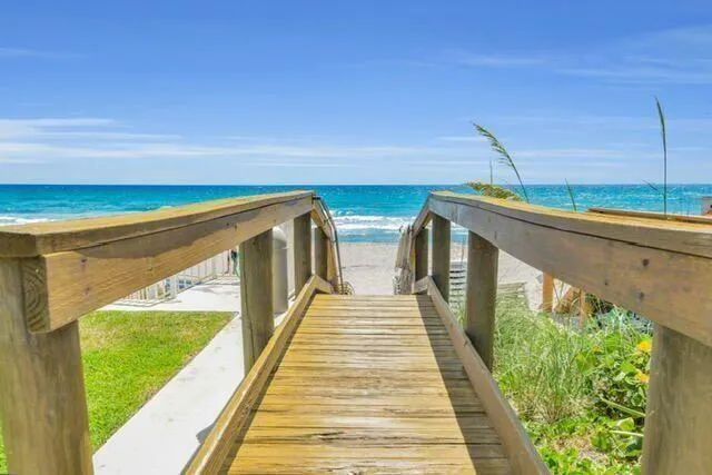 Private Beach steps away