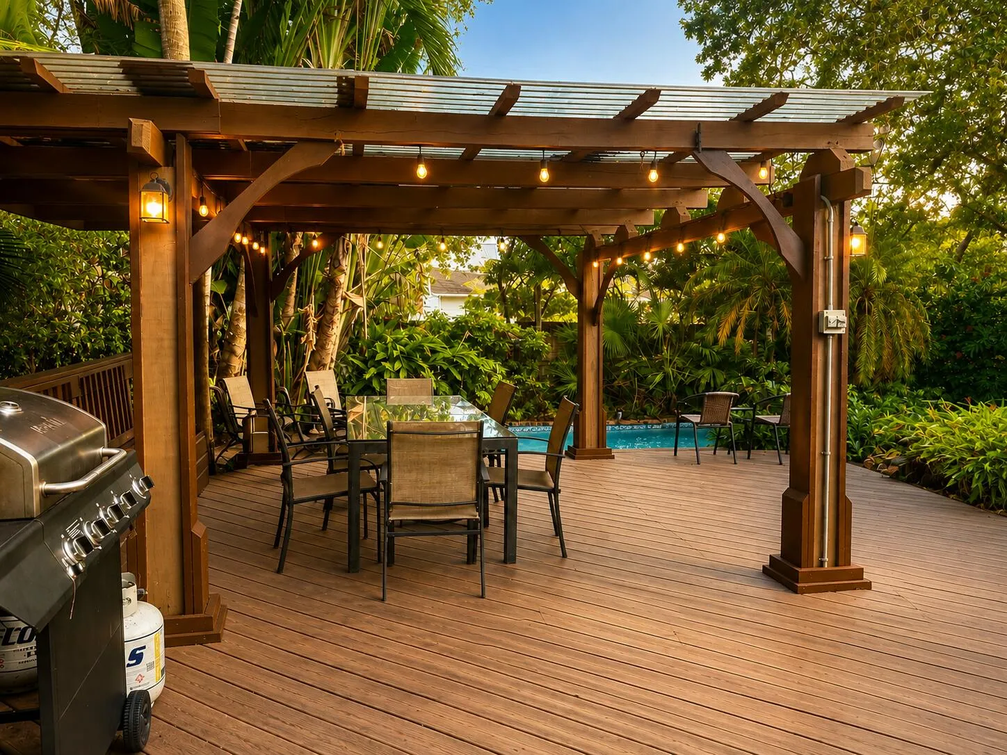Backyard Covered Dining