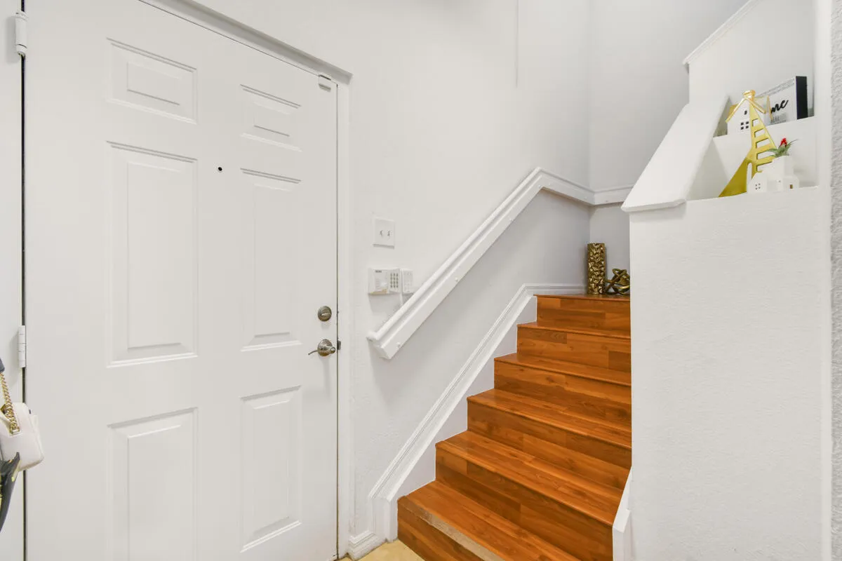 staircase to second level