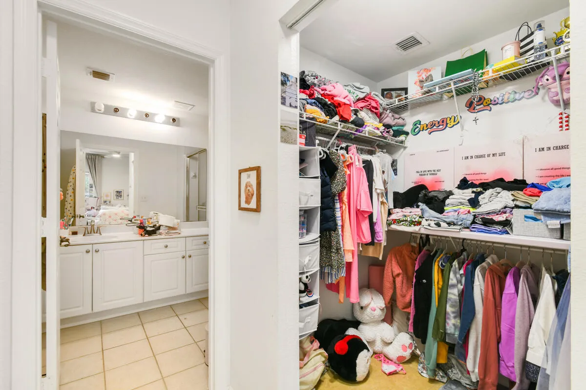 closet & bathroom