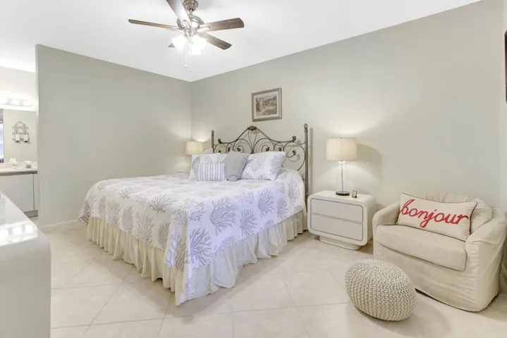 Spacious Primary Bedroom with ceiling fan