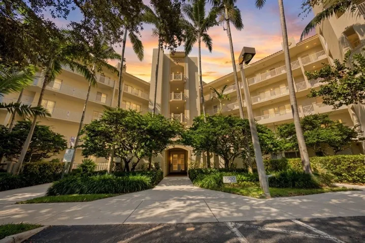 front building sunset