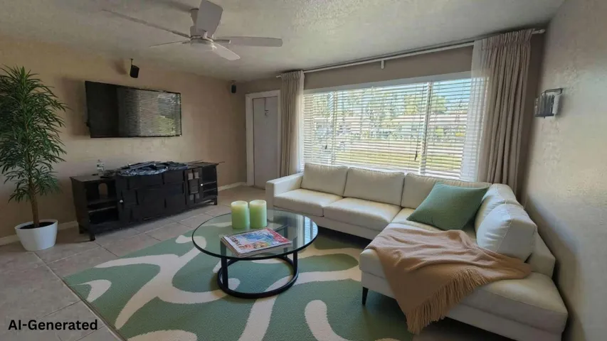 AI Generated Living Room