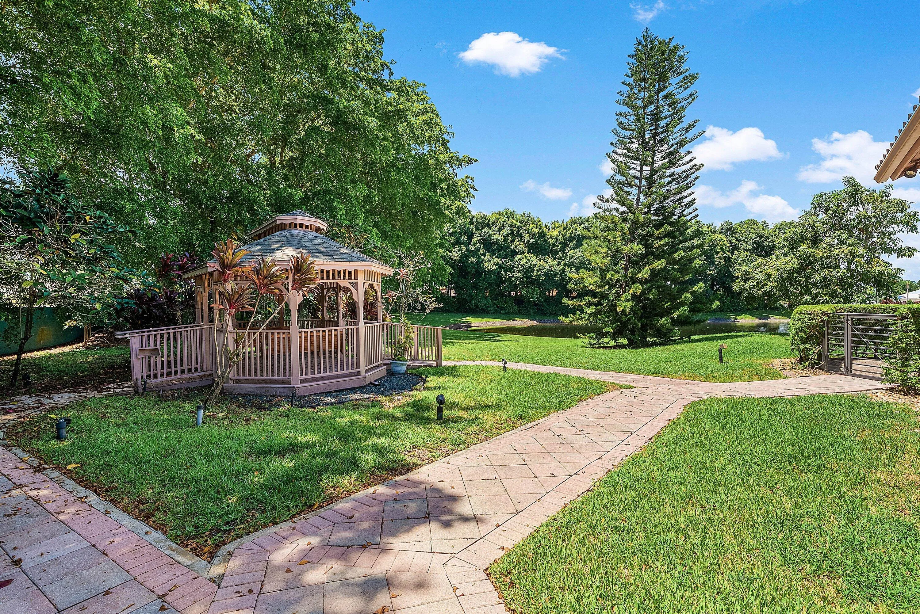 Gazebo in the garden