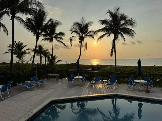 Pool at Sunset