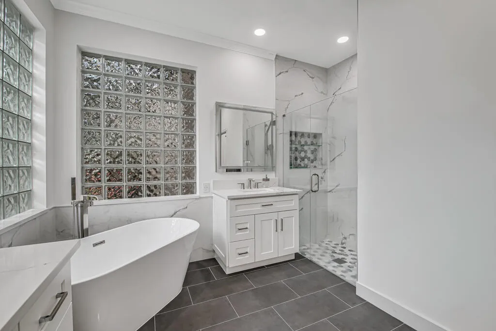 fabulous new shower