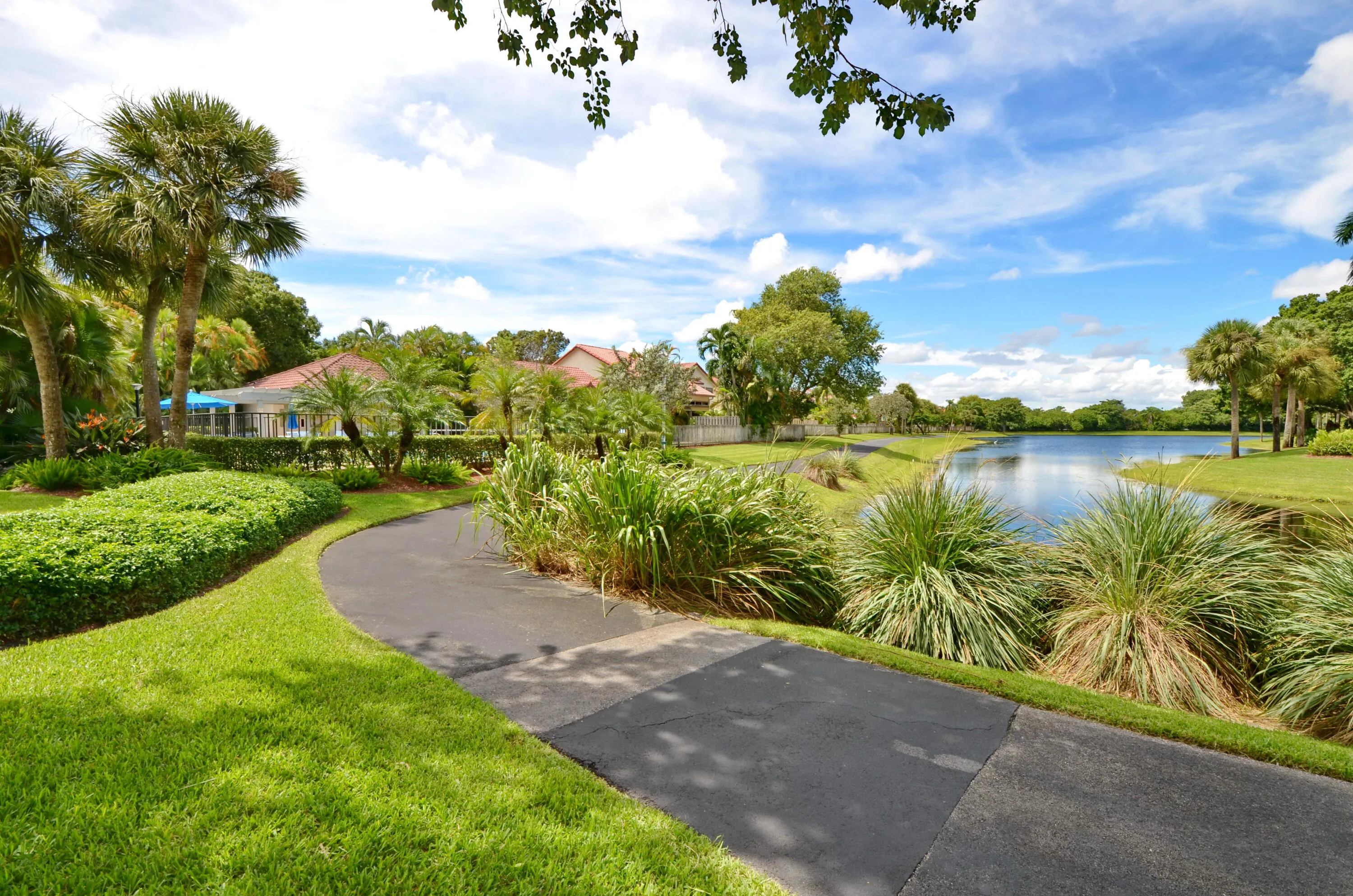 TRANQUIL LAKEFRONT WALKING PATH