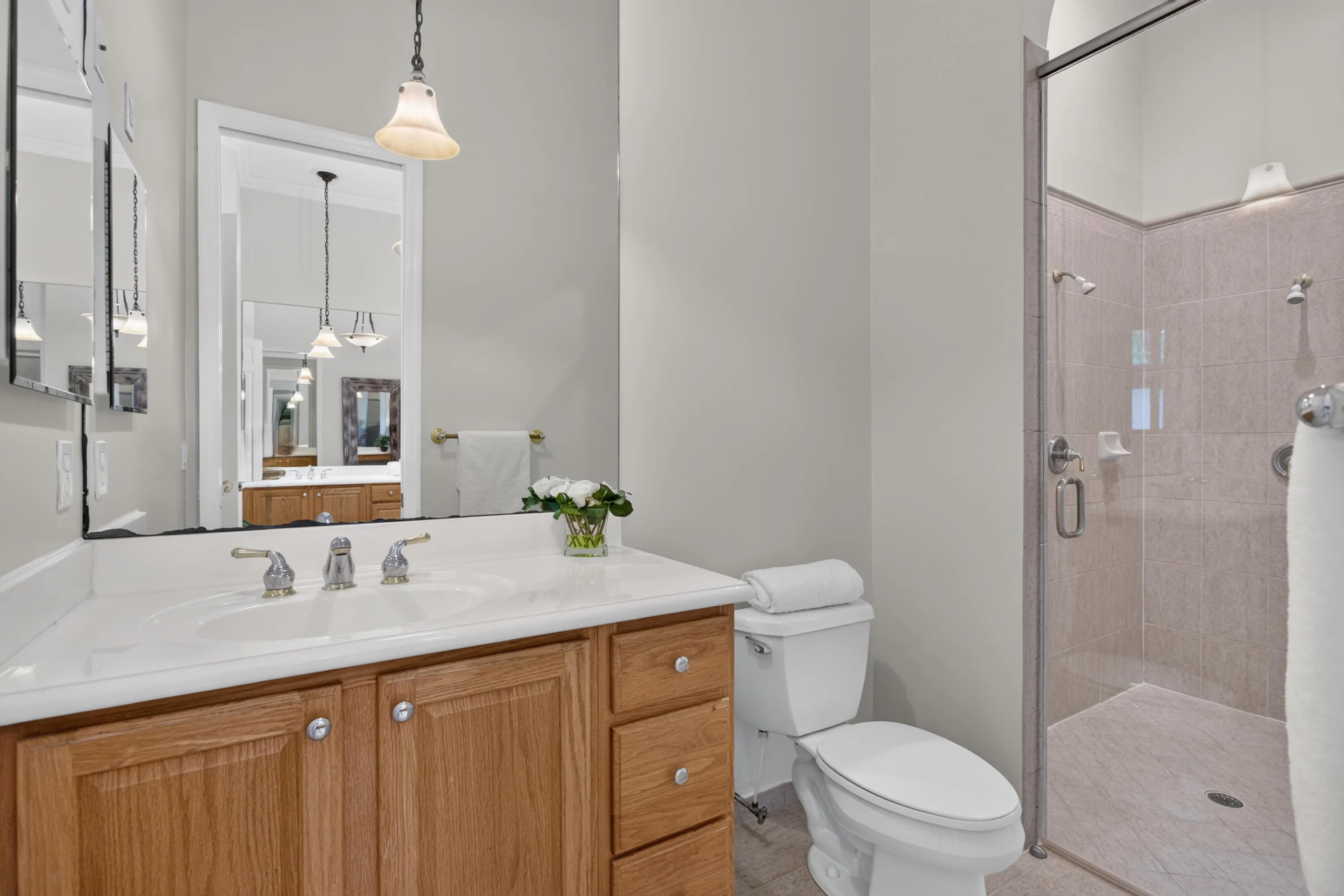 Second bathroom in primary