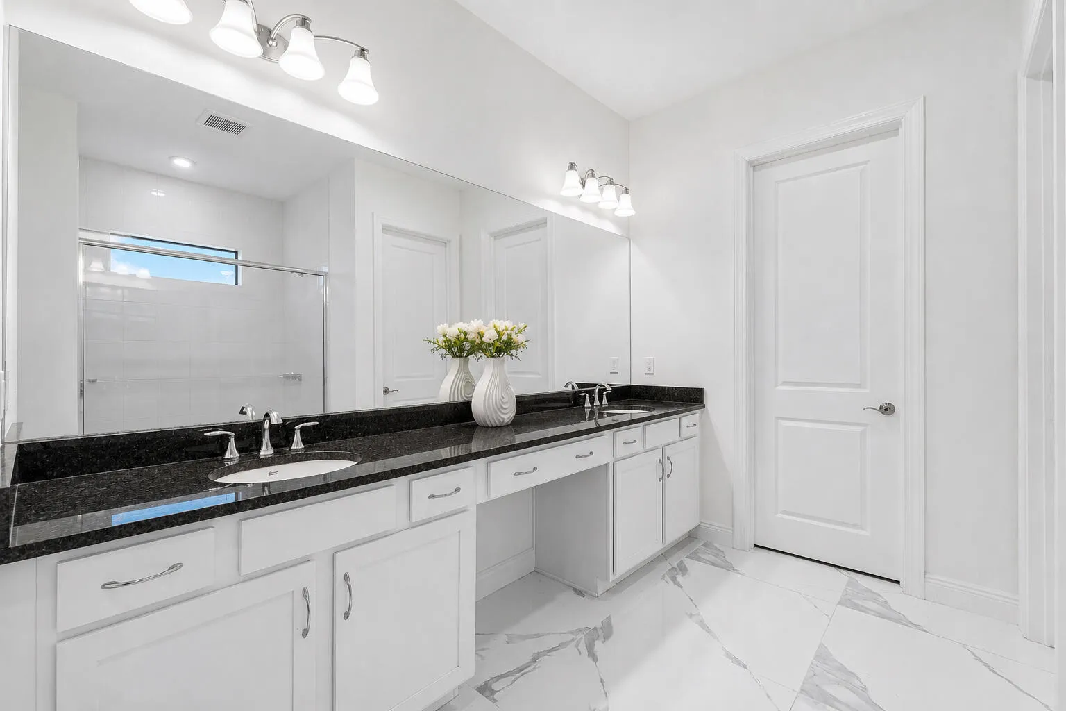 #20-Spacious bathroom with dual sinks,