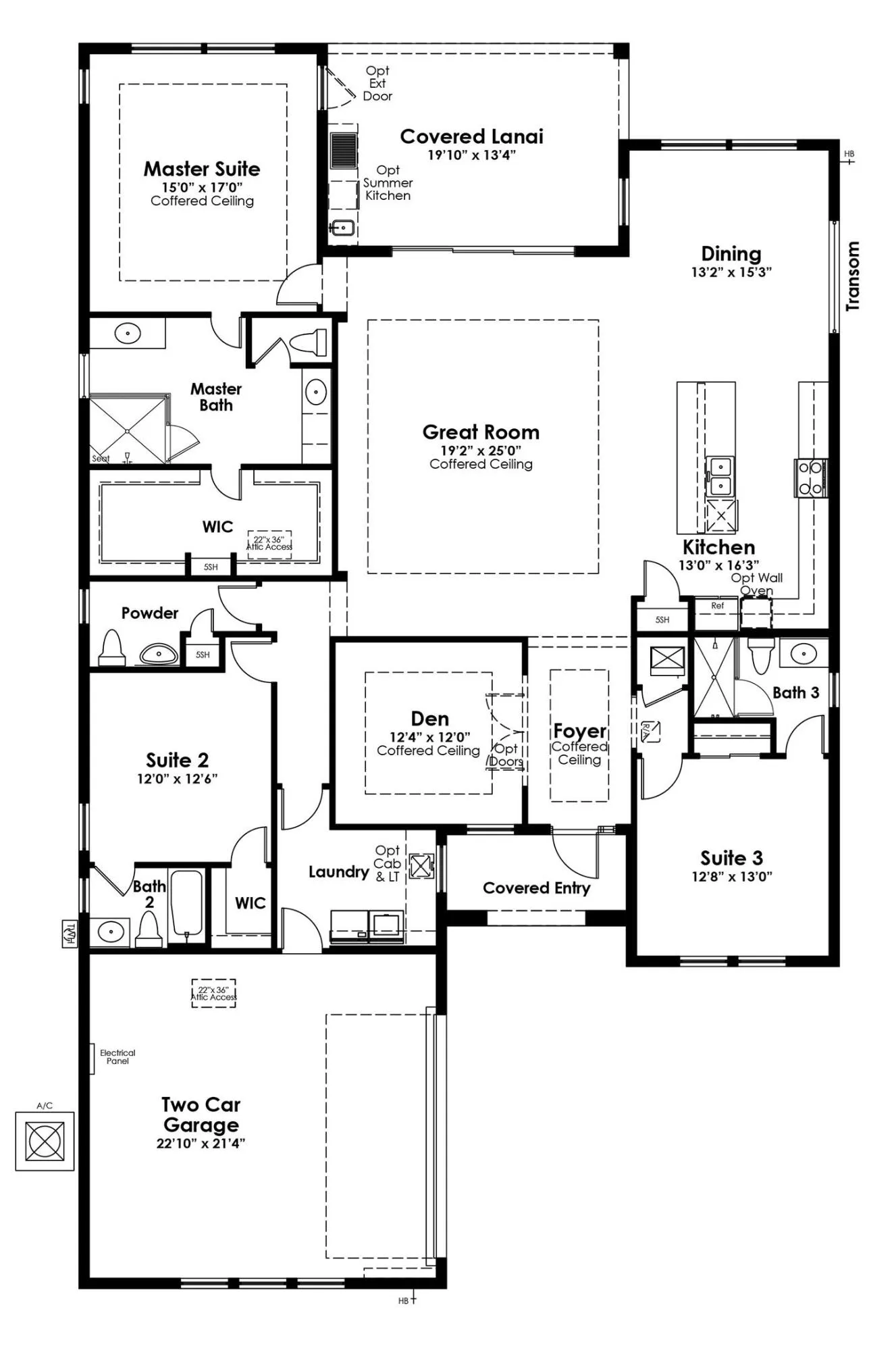 Palm Beach model Floor Plan