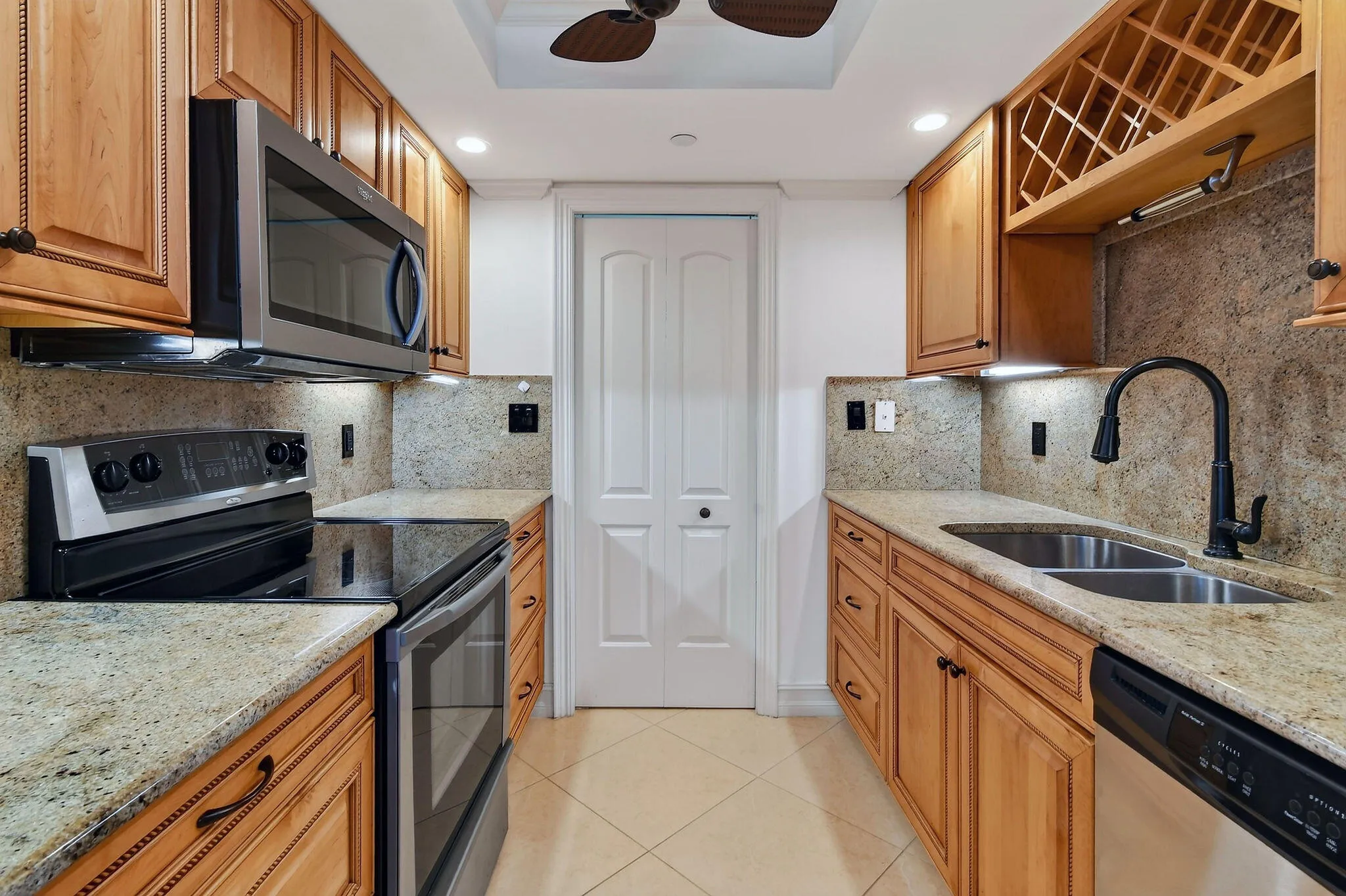 Kitchen with Granite Countertops